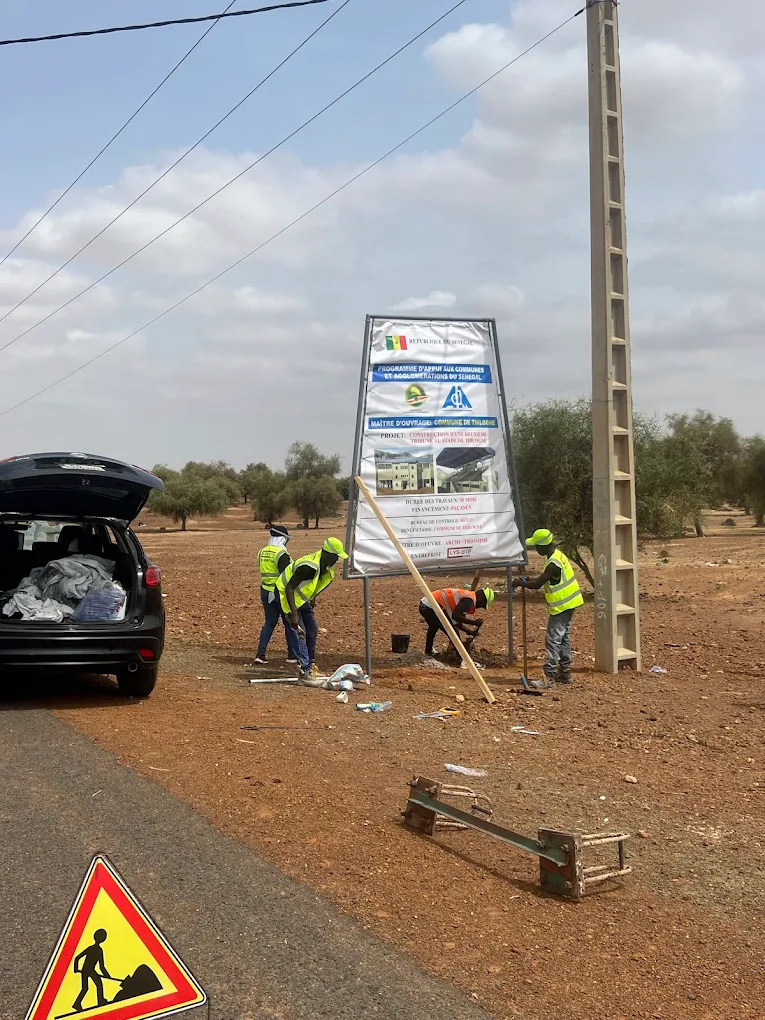 Panneau chantier LYS-BTP – signalisation